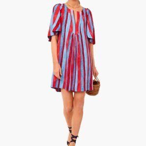 Painterly Stripe Finley Flutter Sleeve Dress - Tuckernuck